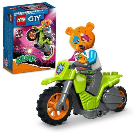 LEGO City 60356 Medve a kaskadrska motorka
