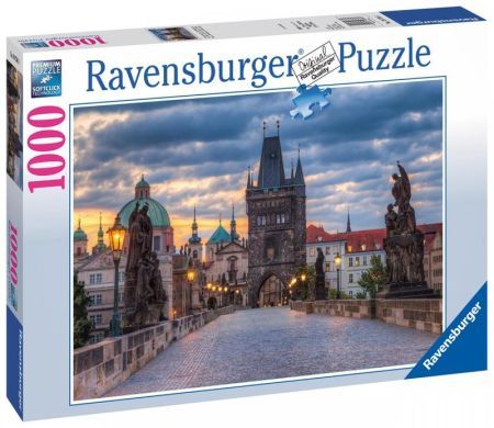 Puzzle Ravensburger Praha: Prechdzka po Karlovom moste 1000 dielikov
