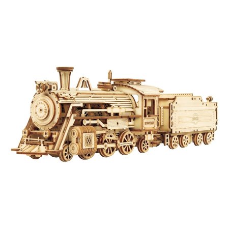 RoboTime dreven 3D puzzle Parn lokomotva