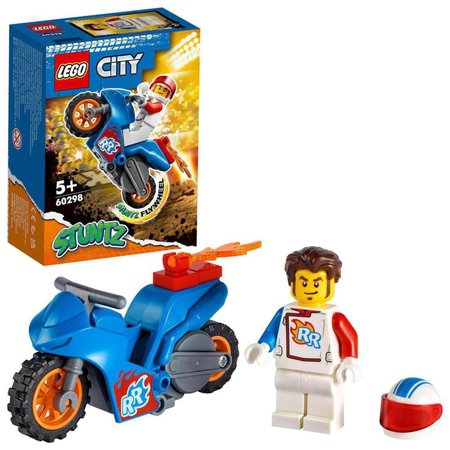 LEGO City 60298 Kaskadrska motorka s raketovm pohonom