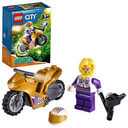 LEGO City 60309 Kaskadrska motorka so selfie tyou
