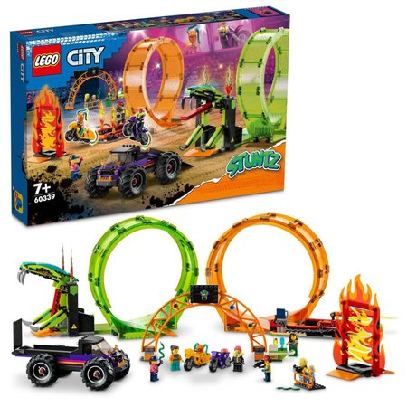 LEGO City 60339 Dvojit kaskadrska sluka