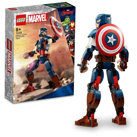 LEGO Marvel 76258 Postaviten figrka Kapitna Ameriky