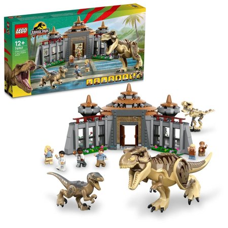 LEGO Jurassic World 76961 Nvtevncke centrum: tok T-rexe a raptora