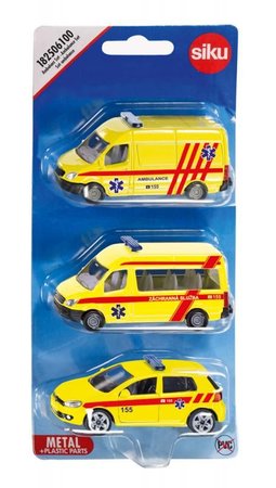 SIKU sanitka set 3 aut esk verzia