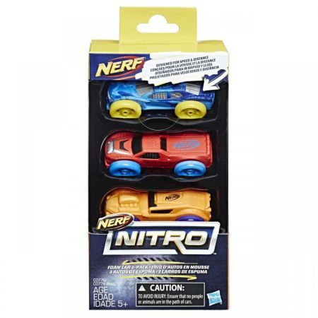 Hasbro Nerf Nitro Nhradn autka Nitro 3 ks