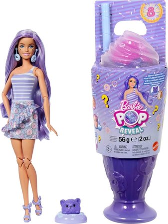 Mattel Barbie POP REVEAL Barbie odmeny - fialov