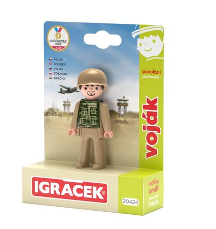 Efko Igrek Vojak - figrka s prsluenstvom