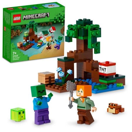 LEGO® Minecraft™ 21240 Dobrodružstvo v bažine