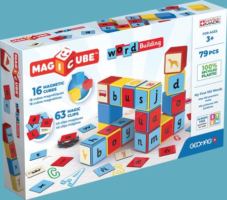Geomag Magicube World Building Recycled Clips 79 pcs