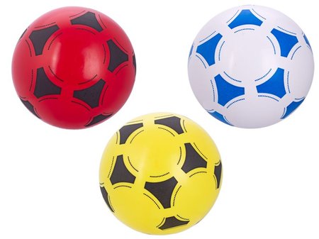 Lopta 23cm futbalov 3farby