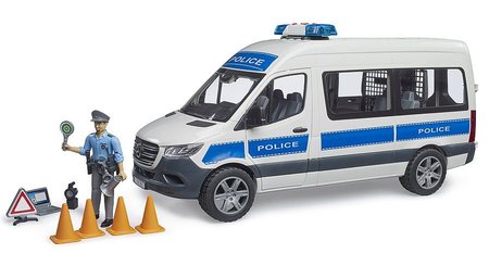 BRUDER 2683 MB Sprinter Police so svetelnm a zvukovm majkom