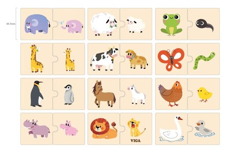 Viga Dreven puzzle mamika a bbtko