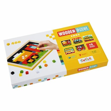 CUBIKA 14903 Pixel IV Aut - dreven mozaika so 400 dielikmi a 7 predlohami