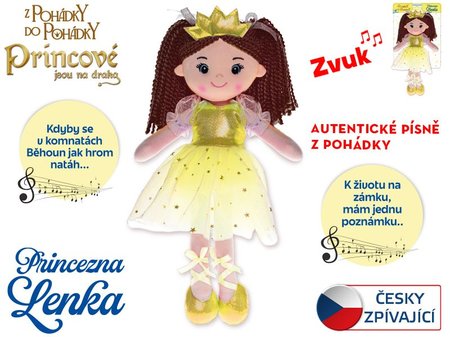 Bbika Princezn Lenka 35cm mkk telo na batrie esky spievajca