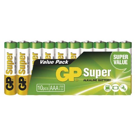 Baterie GP Super Alkaline LR03 AAA 10ks