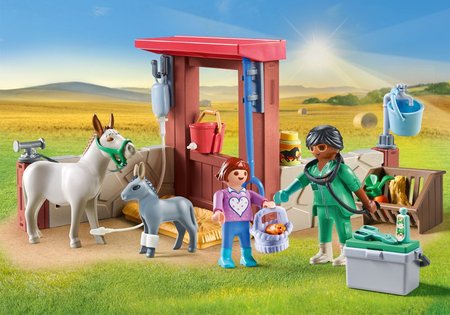 Playmobil 71471 Veterinrny vjazd k somrom