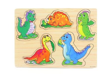 Lamps Dreven puzzle s dinosaurami