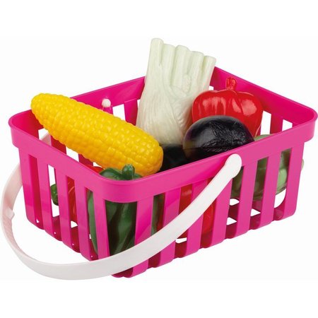Androni Nákupný košík na zeleninu - 10 kusov, ružový
