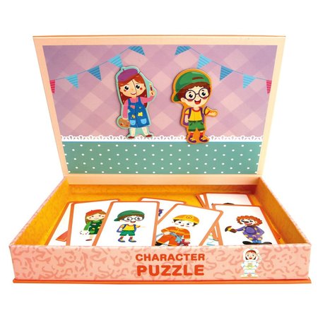 Bino Magnetick puzzle, postaviky