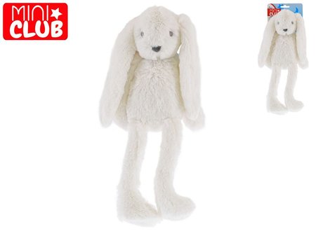 Mini Club zajaik plyov biely 30cm dlh nohy 0m+