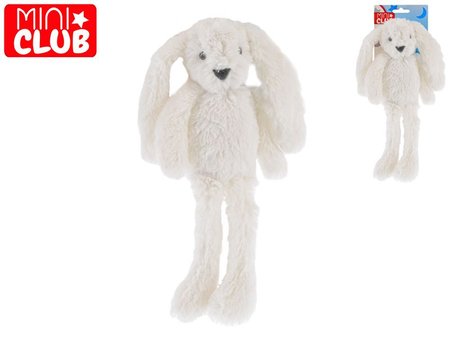 Mini Club zajaik plyov biely 37cm dlh nohy