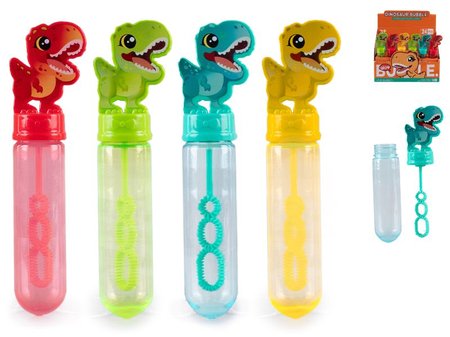 Bublifuk 14cm s dinosaurom 4farby