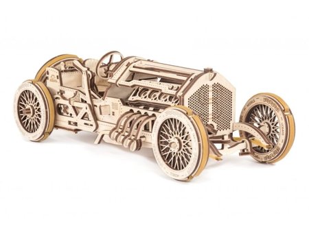 Ugears 3D dreven mechanick puzzle U9 Auto (Grand Prix)