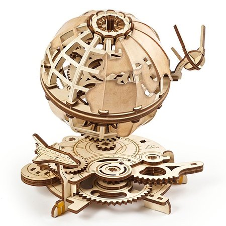 Ugears 3D dreven mechanick puzzle Globus