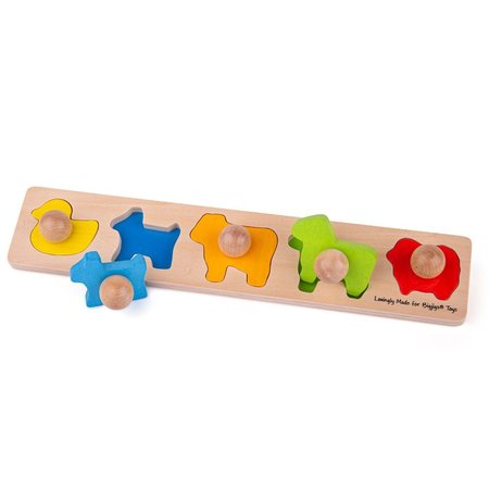 Bigjigs Baby Vkladacie puzzle zvierat