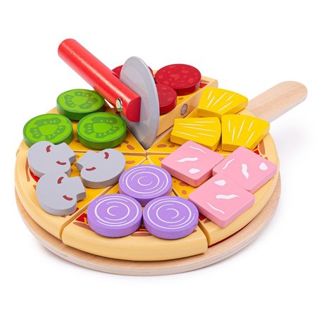 Bigjigs Toys Dreven krjacia pizza