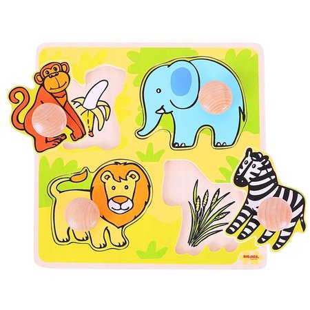 Bigjigs Toys mj prv vkladacie puzzle safari