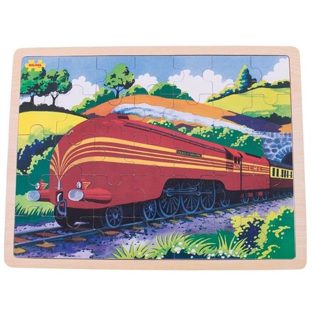 Bigjigs Toys Devn puzzle historick vlak Vvodkyn z Hamiltnu 35 dlk