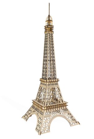 Woodcraft Dreven 3D puzzle Eiffelova vea vek