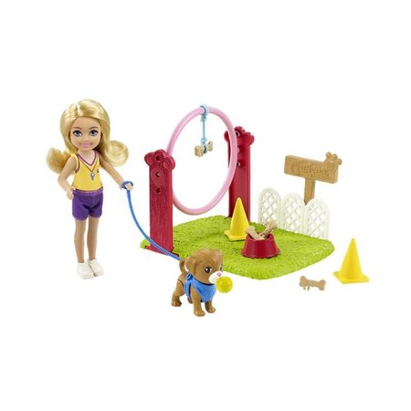 Mattel Barbie Chelsea s príslušenstvom hracia súprava trénerka psov