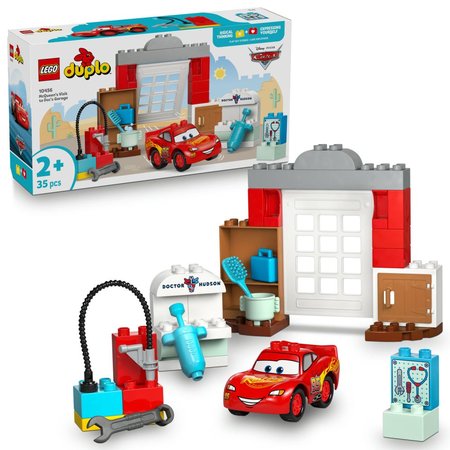 LEGO DUPLO 10456 McQueen a nvteva v gari doktora Hudsona