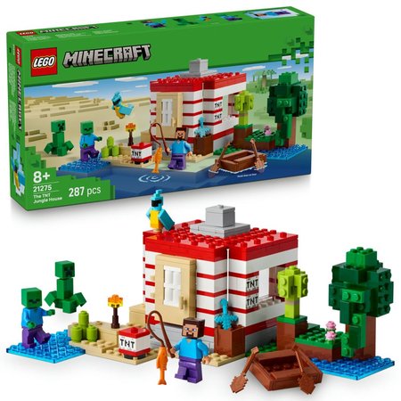 LEGO Minecraft 21275 TNT dom v dungli