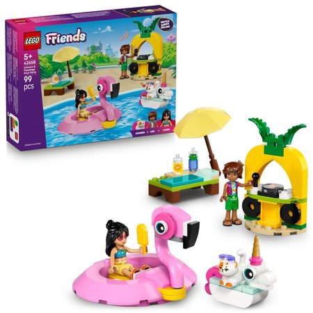 LEGO Friends 42658 Zbava pri bazne s jednorocom a plameniakom