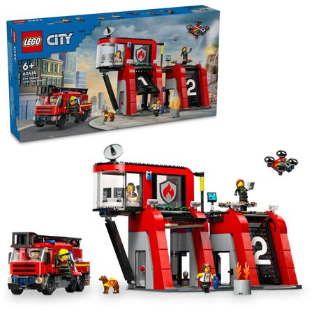 LEGO City 60414 Hasisk stanica s hasiskm vozidlom