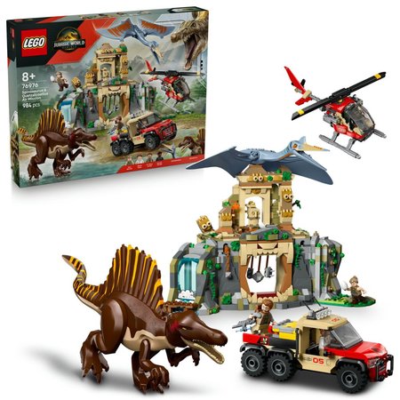 LEGO Jurassic World 76976 Leteck misia so spinosaurom a quetzalcoatlom
