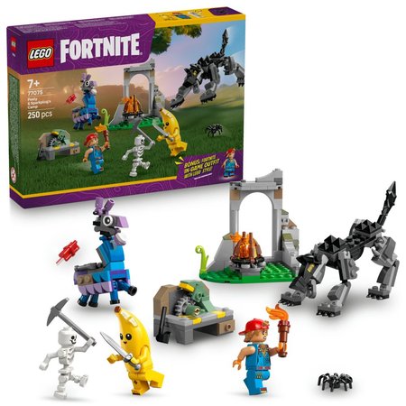 LEGO Fortnite 77075 Peely a Sparkplug a ich tborisko