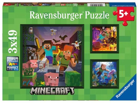 Ravensburger Minecraft Biomes 3x49 dielikov