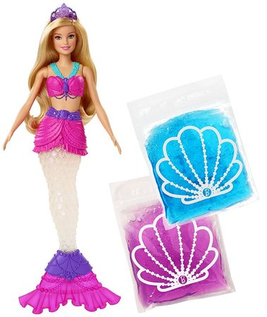 Mattel Barbie morská panna a trblietavý sliz