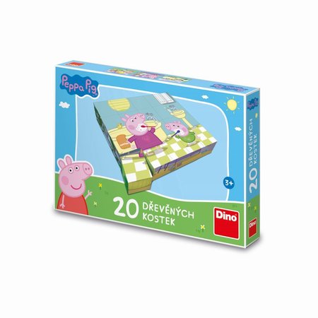 DINO PEPPA PIG: HAPPY DAY 20 drevench licennch kociek