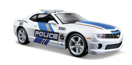 Maisto - 2010 Chevrolet Camaro SS, biela, 1:24