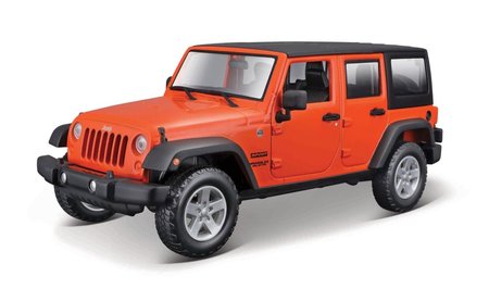 Maisto - 2015 Jeep Wrangler Unlimited, metal oranov, 1:24