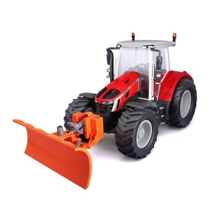 Maisto RC - Massey Ferguson Traktor s radlic se svtly, 2,4 GHz