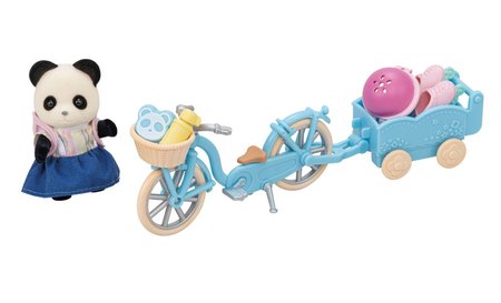 Sylvanian Families Panda a cyklo-koruliarsky set