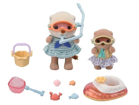 Sylvanian Families 5804 Sestry vydry na dovolenke pri mori