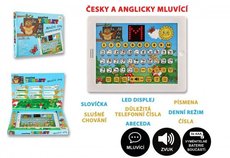 Nun tablet mdre sovy dvojjazyn CZ+AJ plast na batrie so zvukom